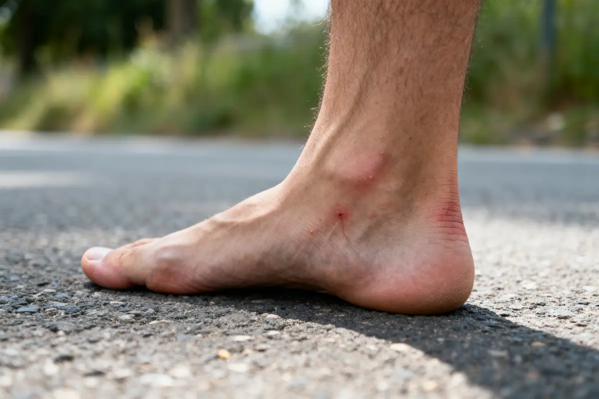 Douleur au nerf sural sur le côté extérieur du pied : Causes et soins ?
